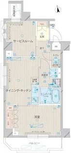 ルーブル上板橋【5階】の間取り