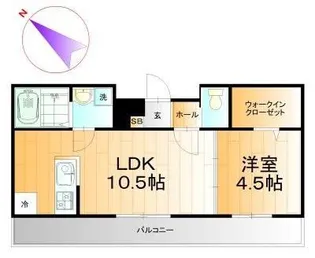 そりとる朝日ヶ丘【1階】の間取り
