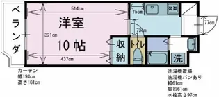 セサミなべたI【3階】の間取り
