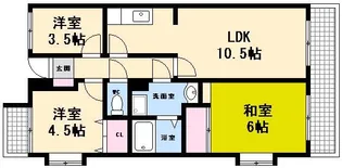 Casa&Michiroom己斐上【3階】の間取り