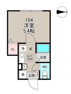 ASCOT蒲田【1階】の間取り