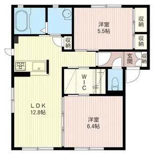 レジデンスみらい B【1階】の間取り