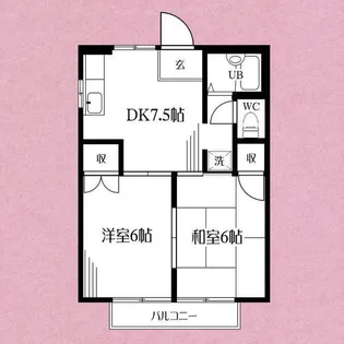 アヴァンセ四ツ谷【2階】の間取り