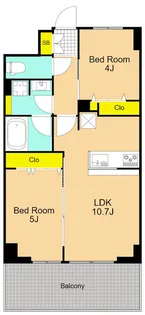 Iris南大井【3階】の間取り