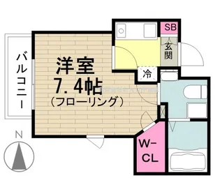東京都渋谷区恵比寿3【マンション】の間取り