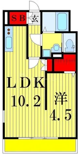 エルスタンザ立石【1階】の間取り