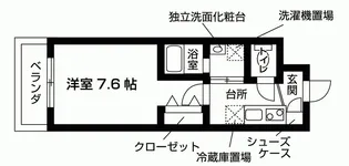 京都府京都市上京区梶井町【マンション】の間取り
