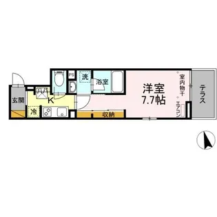 千葉県習志野市大久保3【アパート】の間取り