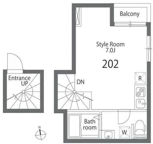 東京都北区赤羽3【アパート】の間取り