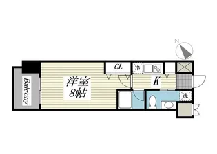 1Kの間取り画像