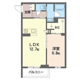 シャトー・ベノワ【1階】の間取り