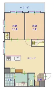 Castle2【6階】の間取り