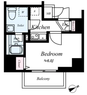 プレセダンヒルズ北千住II【3階】の間取り