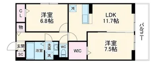 Pera【2階】の間取り