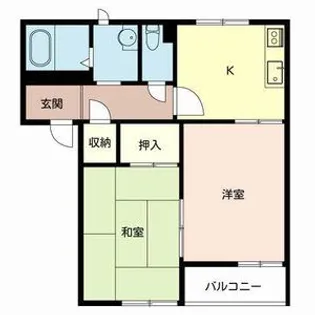 2Kの間取り画像