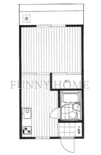 みかさアパート【1階】の間取り