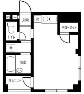 1Rの間取り画像