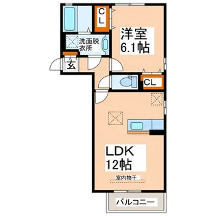 PRIMAVERA IZUMI【2階】の間取り