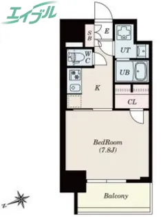 S-RESIDENCE四日市安島aloggio【6階】の間取り