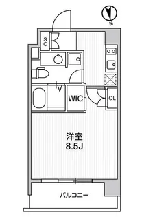 アーデン麻布十番【6階】の間取り