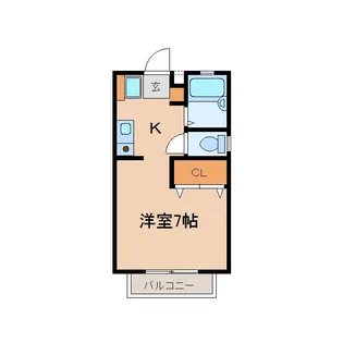 ルネッサンスI【1階】の間取り