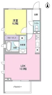セレッソ ガーデン【2階】の間取り