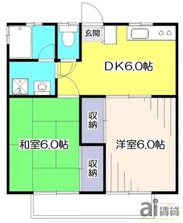 東京都小平市仲町【アパート】の間取り