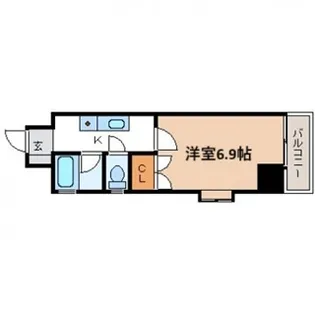 ロイヤルヒルズ長町【3階】の間取り