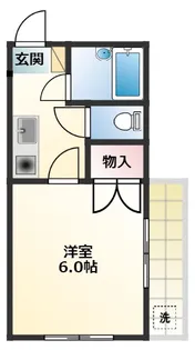 東京都三鷹市北野1【アパート】の間取り