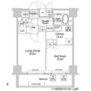 東京都文京区春日1【マンション】の間取り