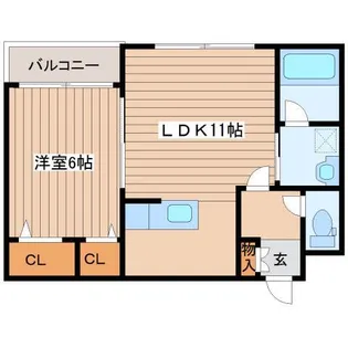 アーバンライフ西町【4階】の間取り