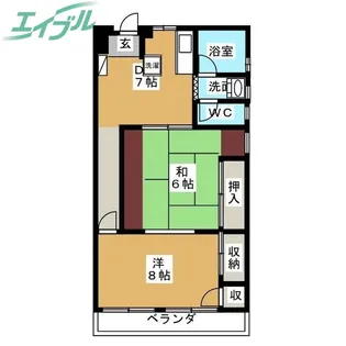 下田ビル【3階】の間取り