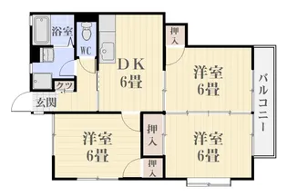 レジデンス平田【1階】の間取り