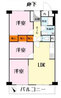 シャルマンコーポ草津【7階】の間取り