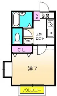 ソフィア中央林間【2階】の間取り