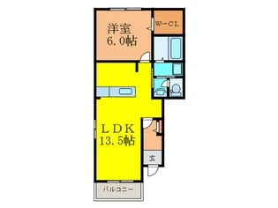 グランアンジュII【1階】の間取り