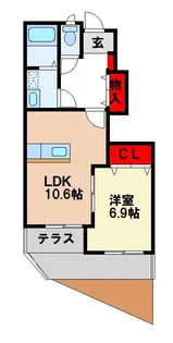 ミルキーウェイ【1階】の間取り