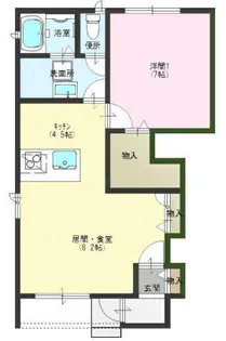 コンフォールK【1階】の間取り