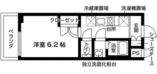 グランデコート薬大North【6階】の間取り