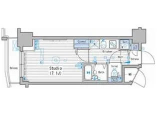東京都新宿区北新宿1【マンション】の間取り