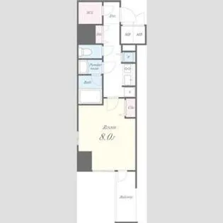 セイワパレス丸の内駅前プレミア【5階】の間取り