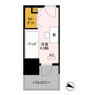 ロイヤルパークスER万代 Share万代【3階】の間取り