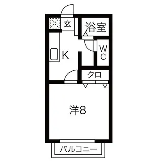 サン・friends赤塚【2階】の間取り