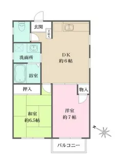 藤マンション【2階】の間取り