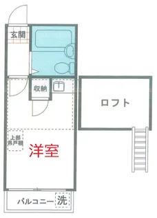 東京都大田区仲六郷3【アパート】の間取り