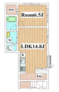 コリーヌ祐天寺【1階】の間取り