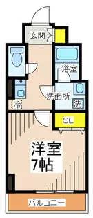 ディクオーレ仙川【2階】の間取り
