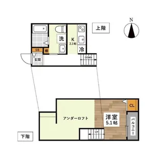 blueberry本山【2階】の間取り