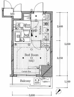 東京都豊島区上池袋3【マンション】の外観
