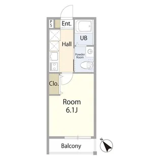 リオン高根台【3階】の間取り